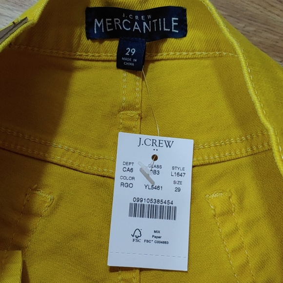 J. Crew 🆕 Mercantile Garment Dyedd BoyCutoff Shorts 29 - Picture 10 of 10